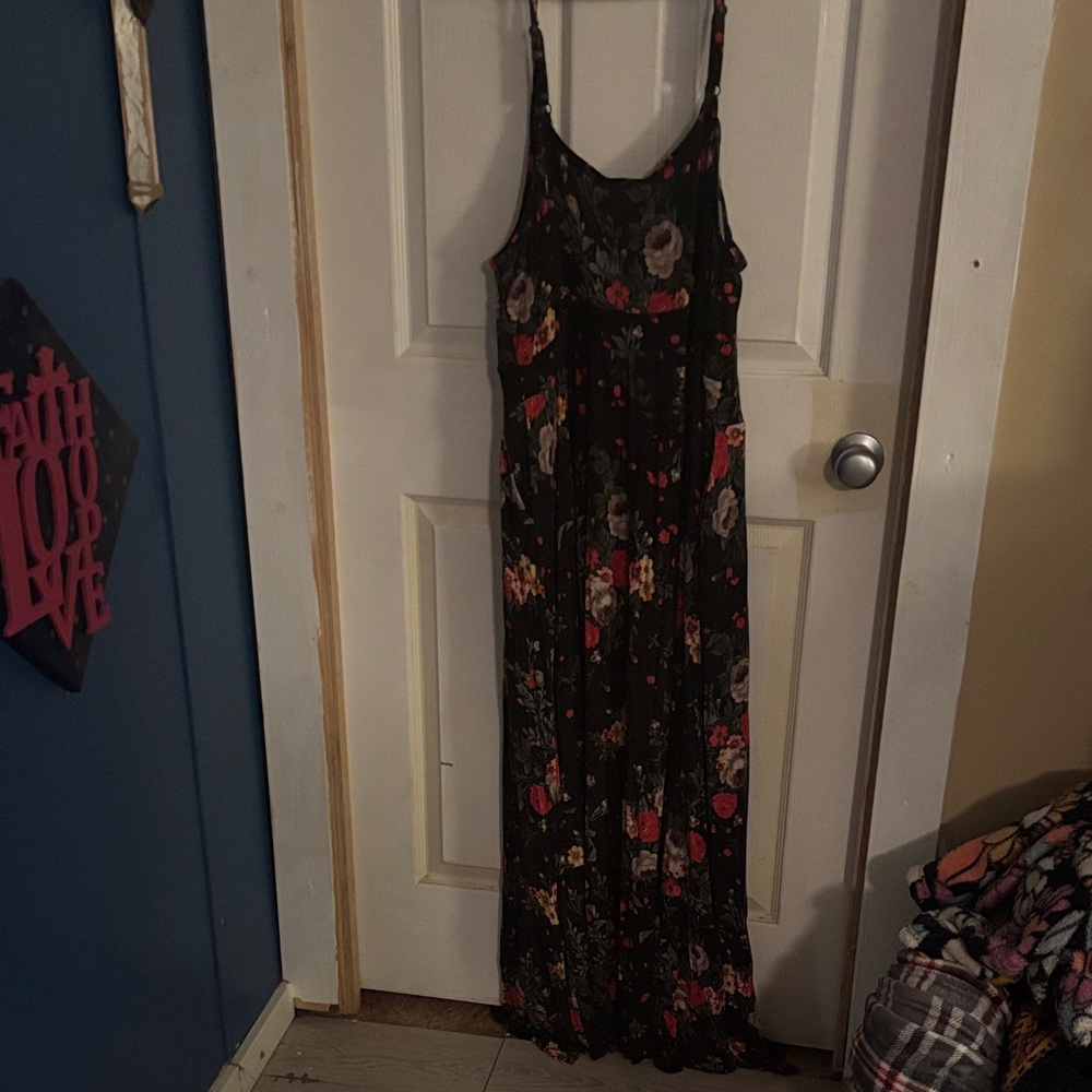 Torrid Dark Floral Maxi Dress